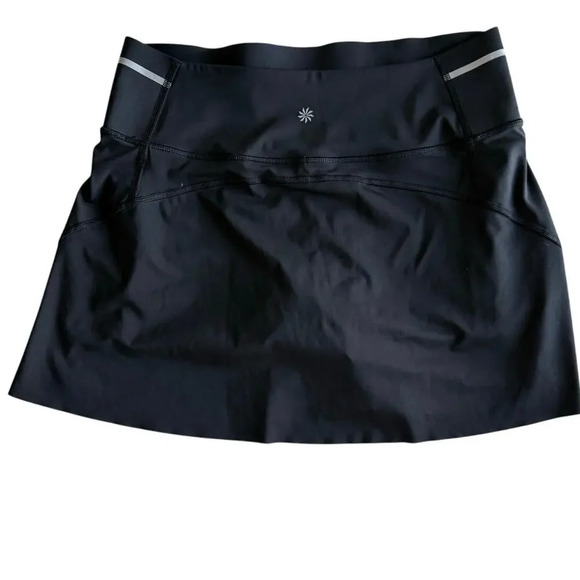 Athleta Women’s Sonic Skort Skirt Black Size Small Golf Tennis Pickleball Spin - Picture 2 of 10